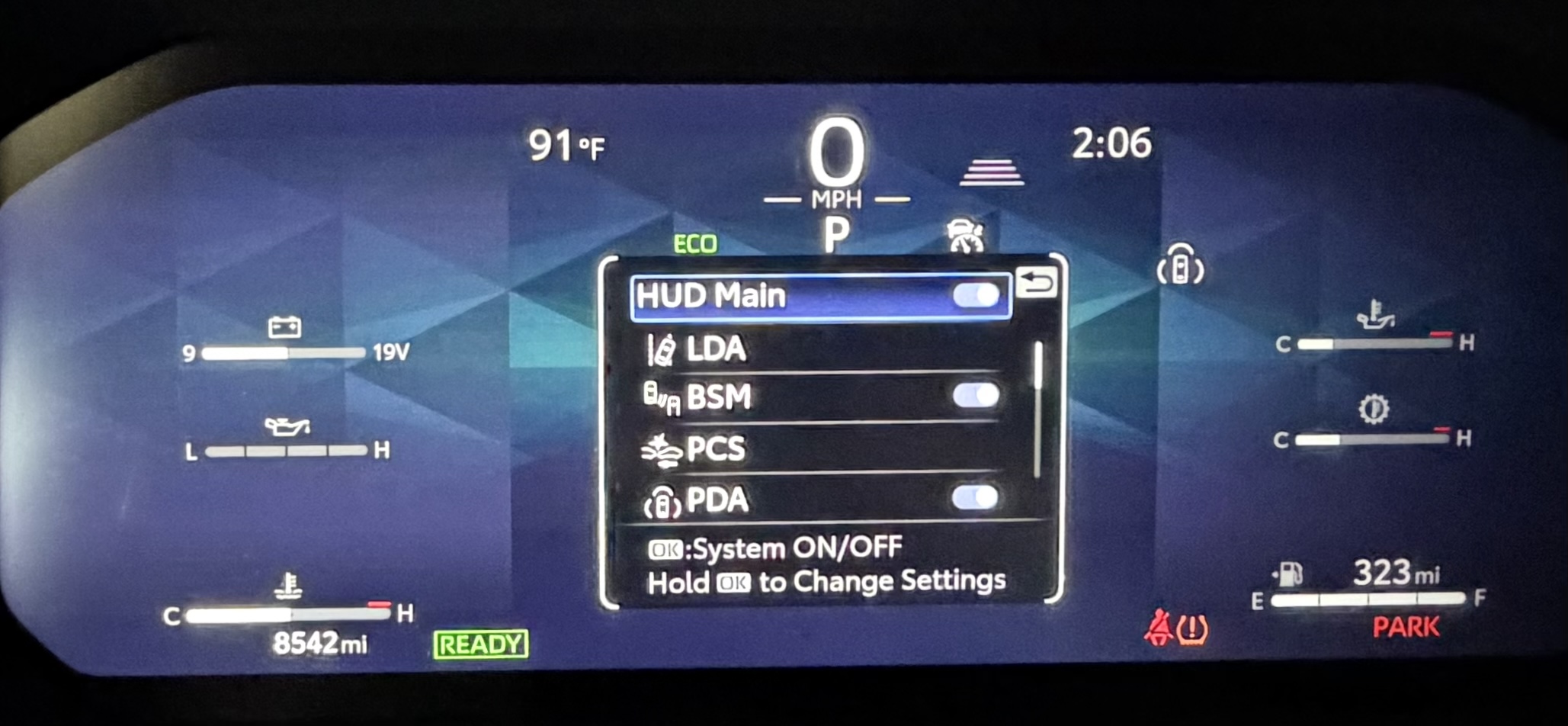 Landcruiser Settings