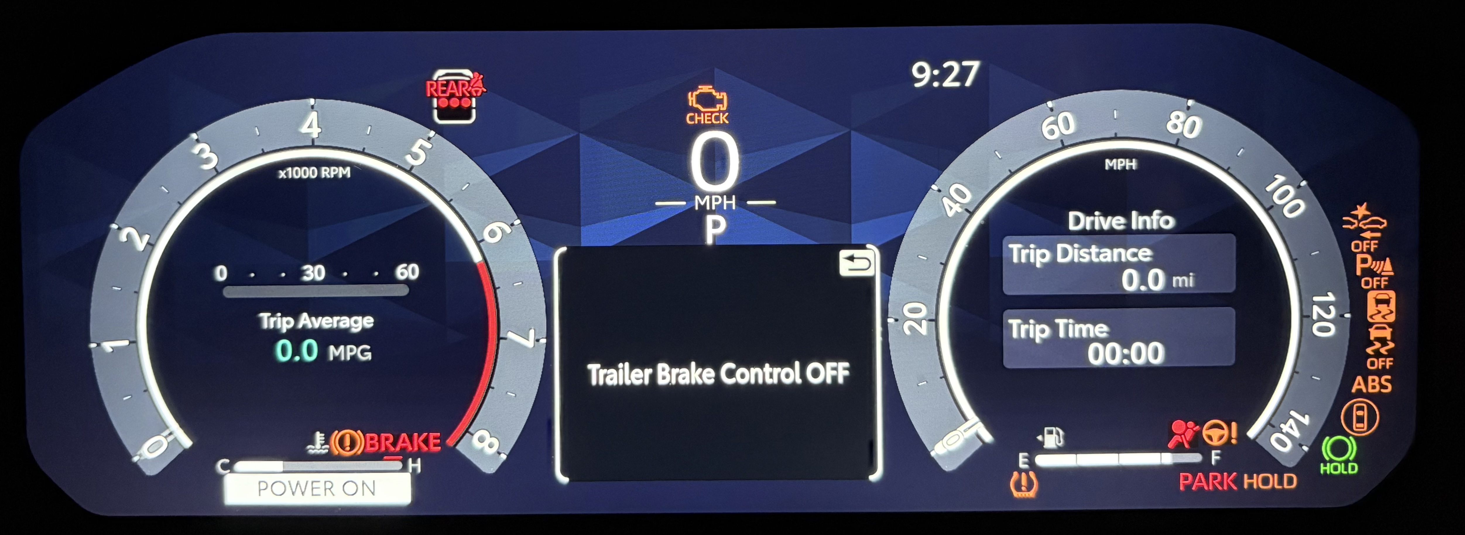 Toyota Dash Lights